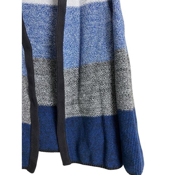 Talbots Factory Knit Cardigan Sweater Open Front M Medium Twee Academia Retro - Picture 2 of 6